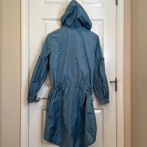 Sold!on Ebay Runway MaxMara Label-cut Miki Silk HoodedTaffeta Parka Jacket Sz:Xs - Picture 16 of 17